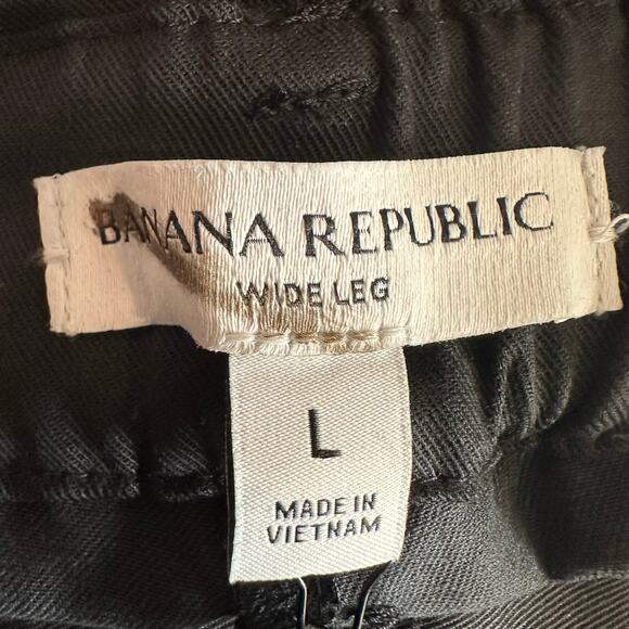 Banana Republic The Everyday Wide Leg Pant Black L 713473 - Picture 4 of 12